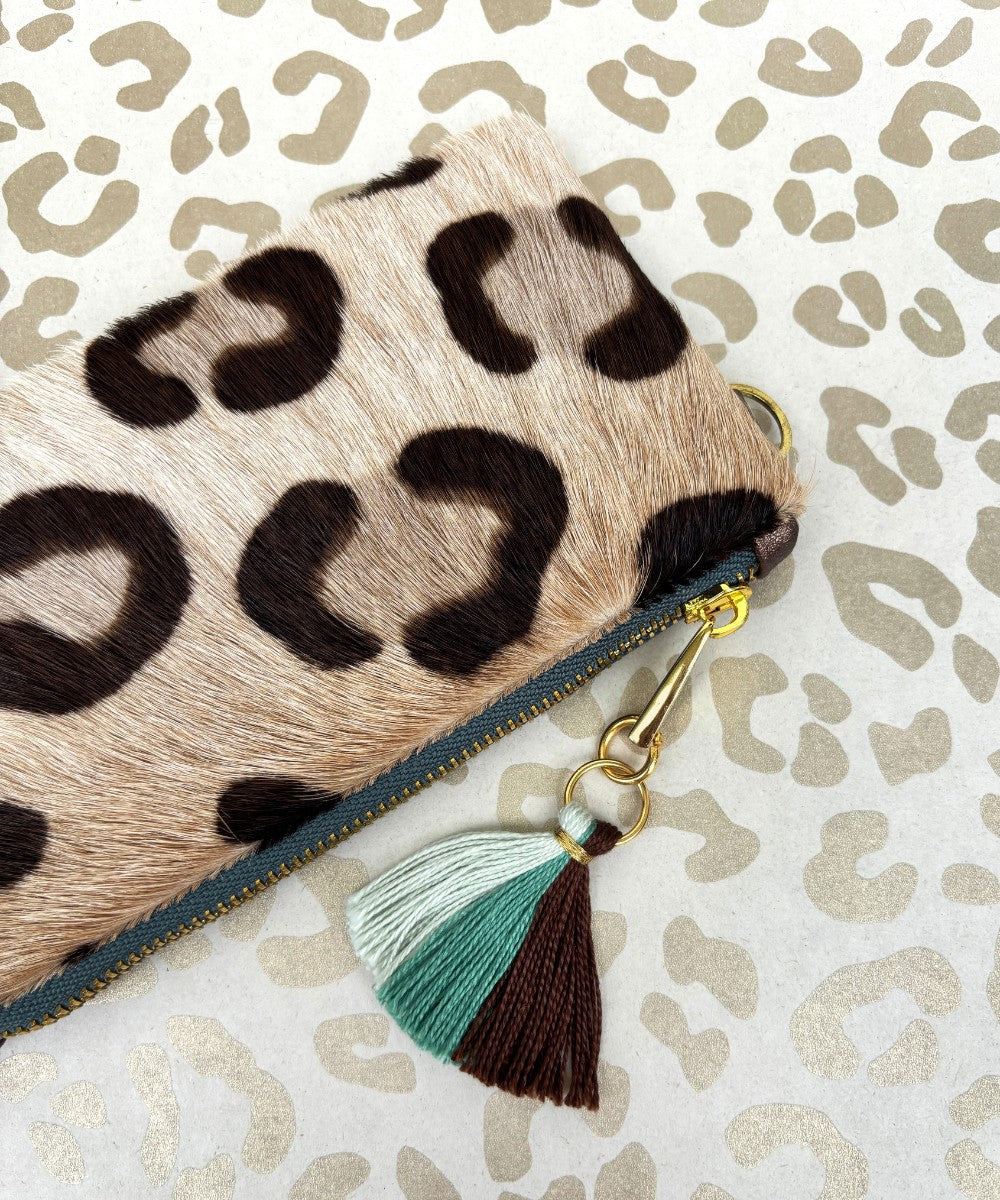 BILLETERA LEOPARD BRONZE