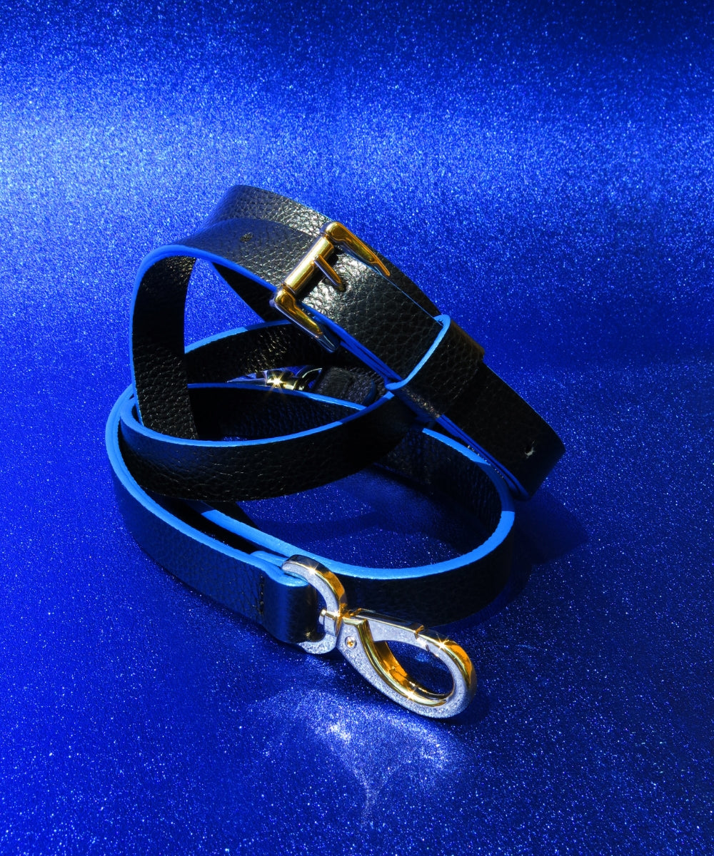 BLACK NEON RUFFLE BAG