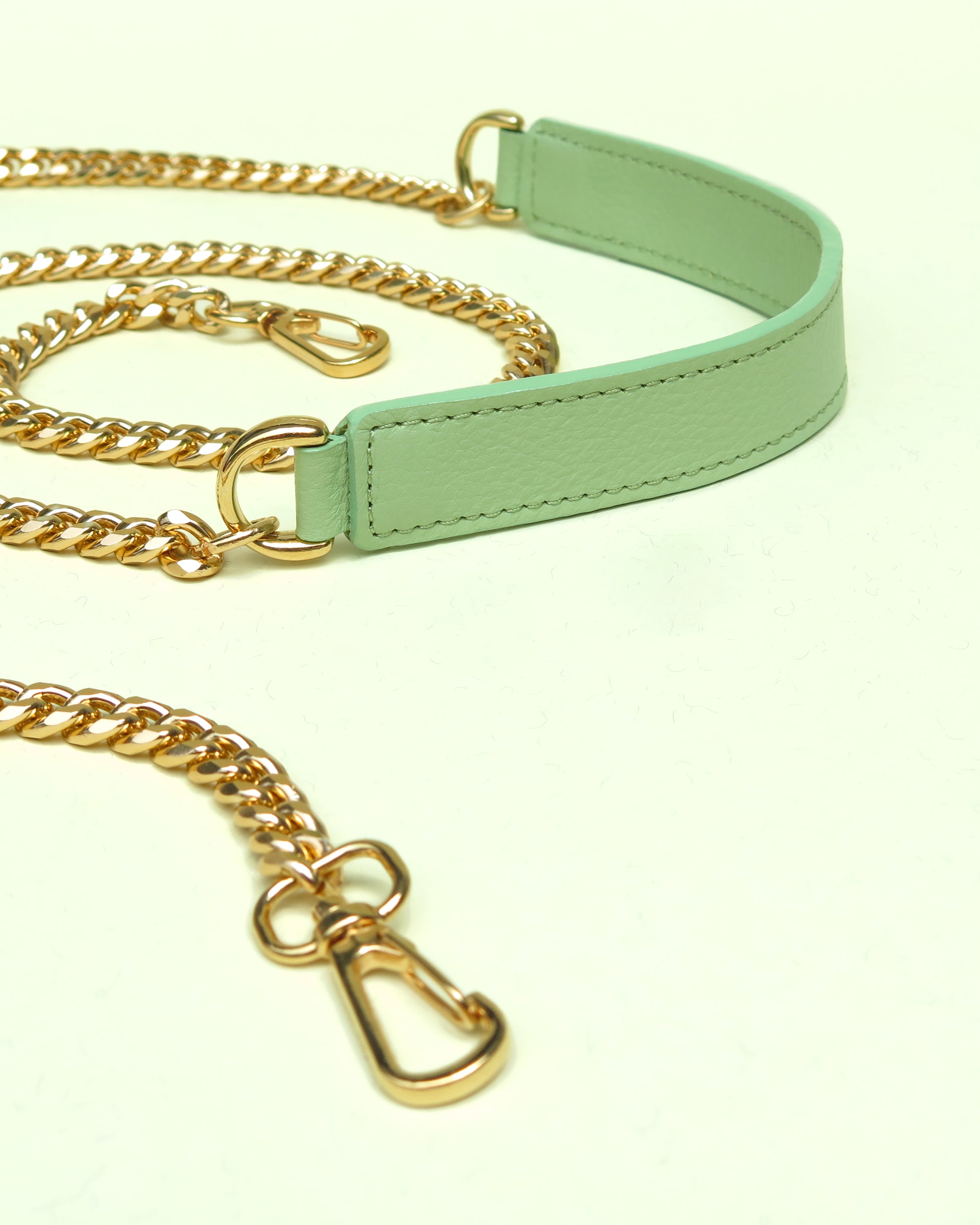 CHAIN MATTE GOLD / GREEN APPLE