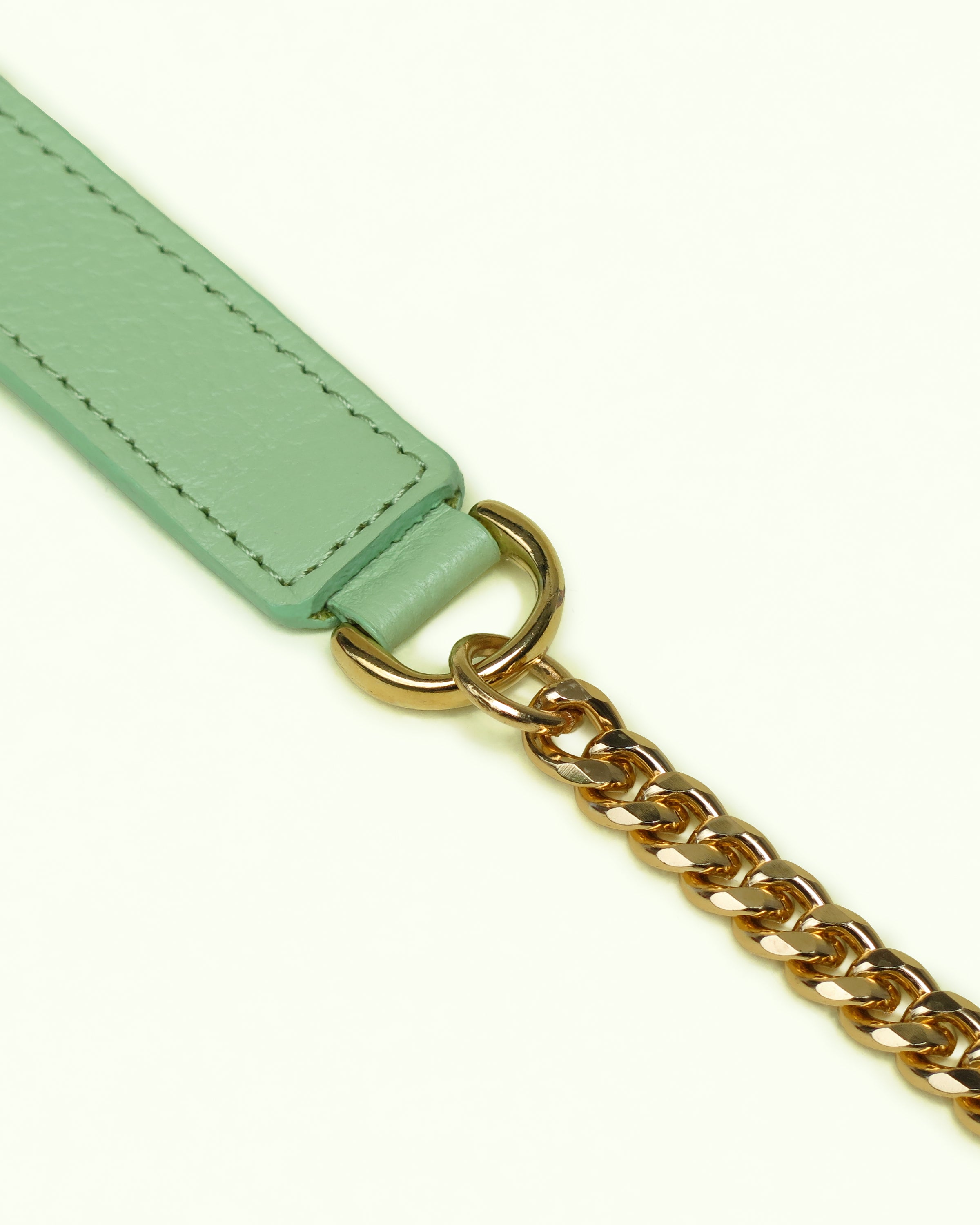 CHAIN MATTE GOLD / GREEN APPLE