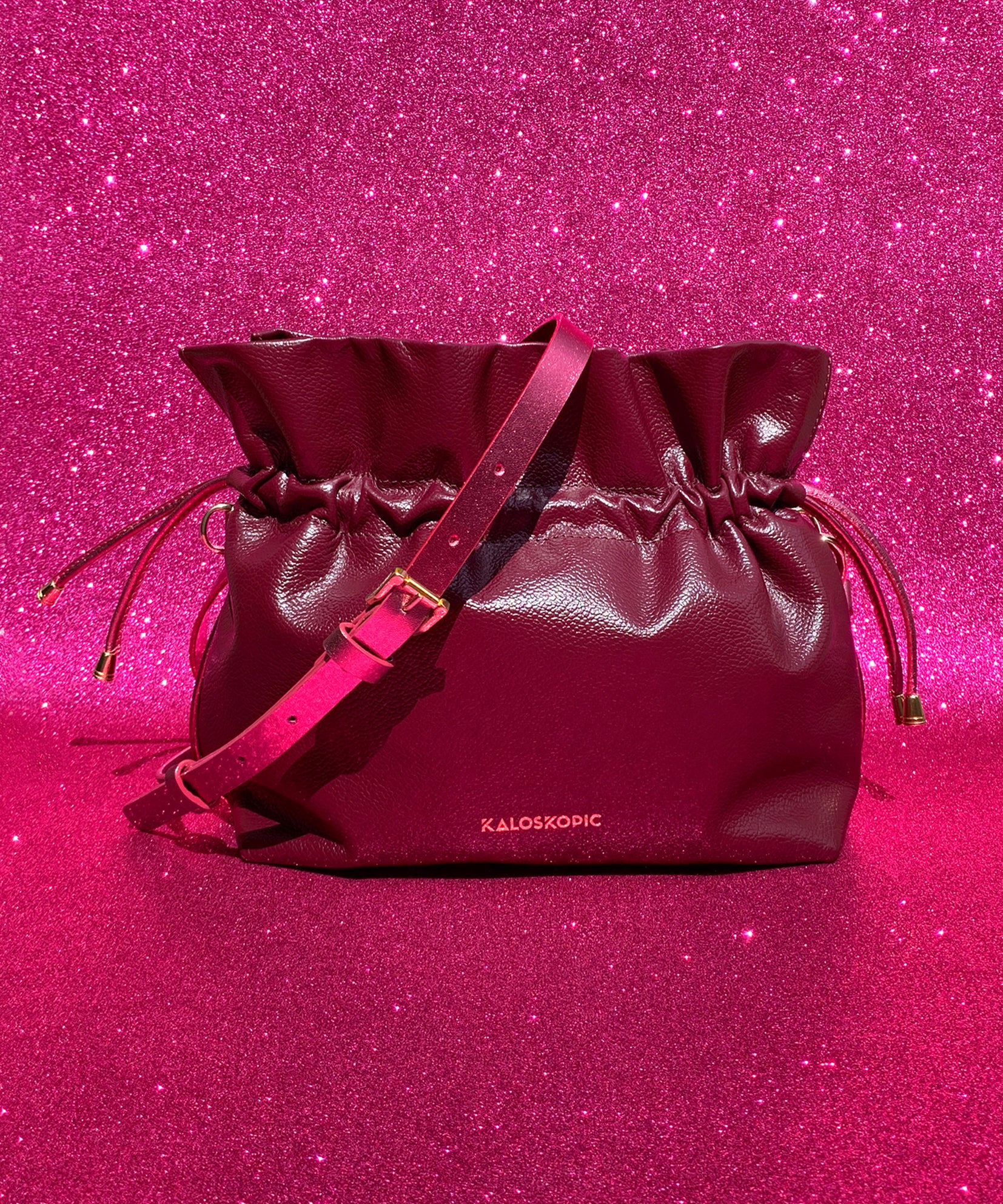 CHERRY RUFFLE BAG