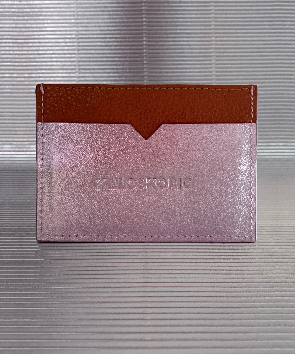 CARDHOLDER METALIC LAVENDER