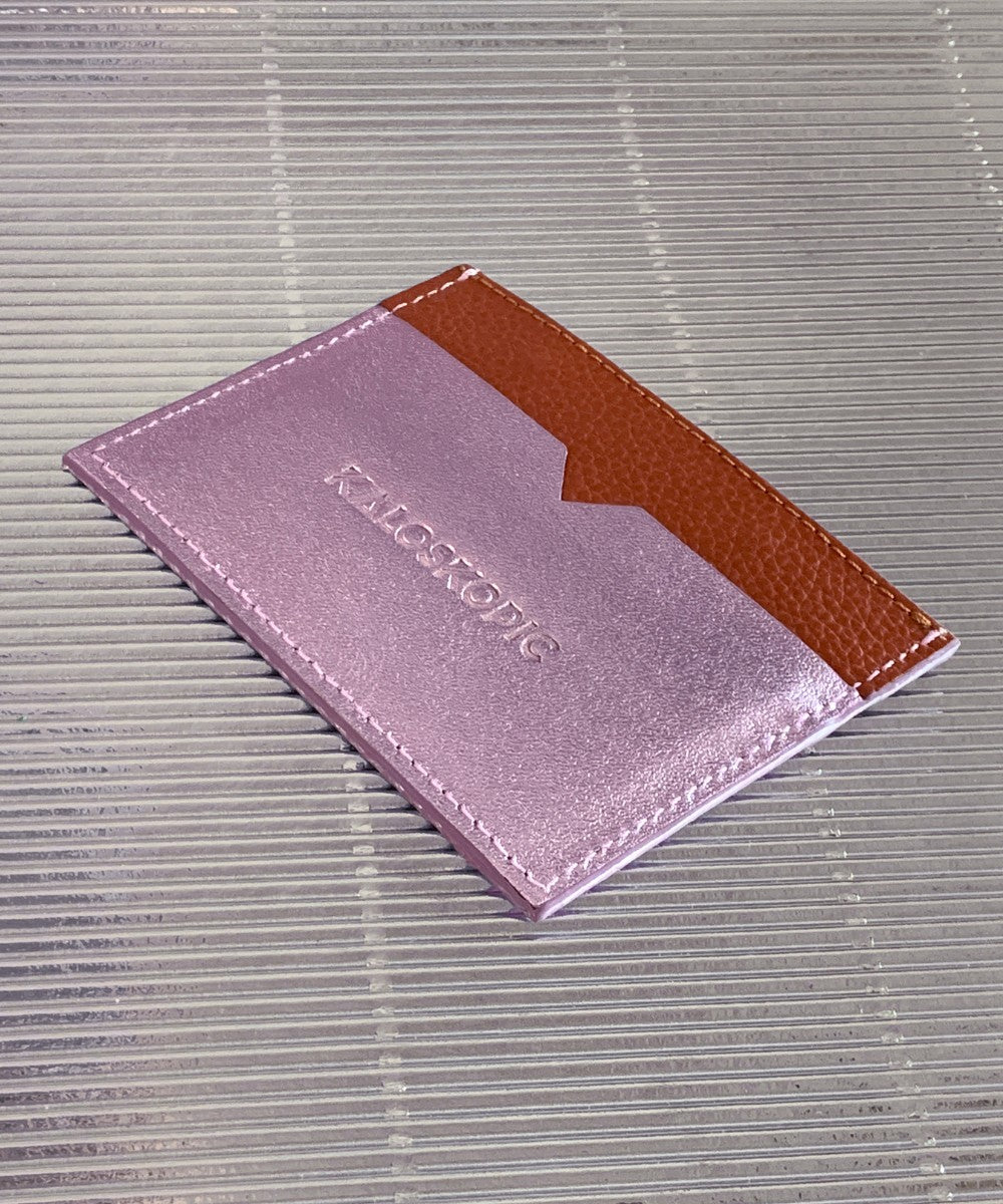 CARDHOLDER METALIC LAVENDER