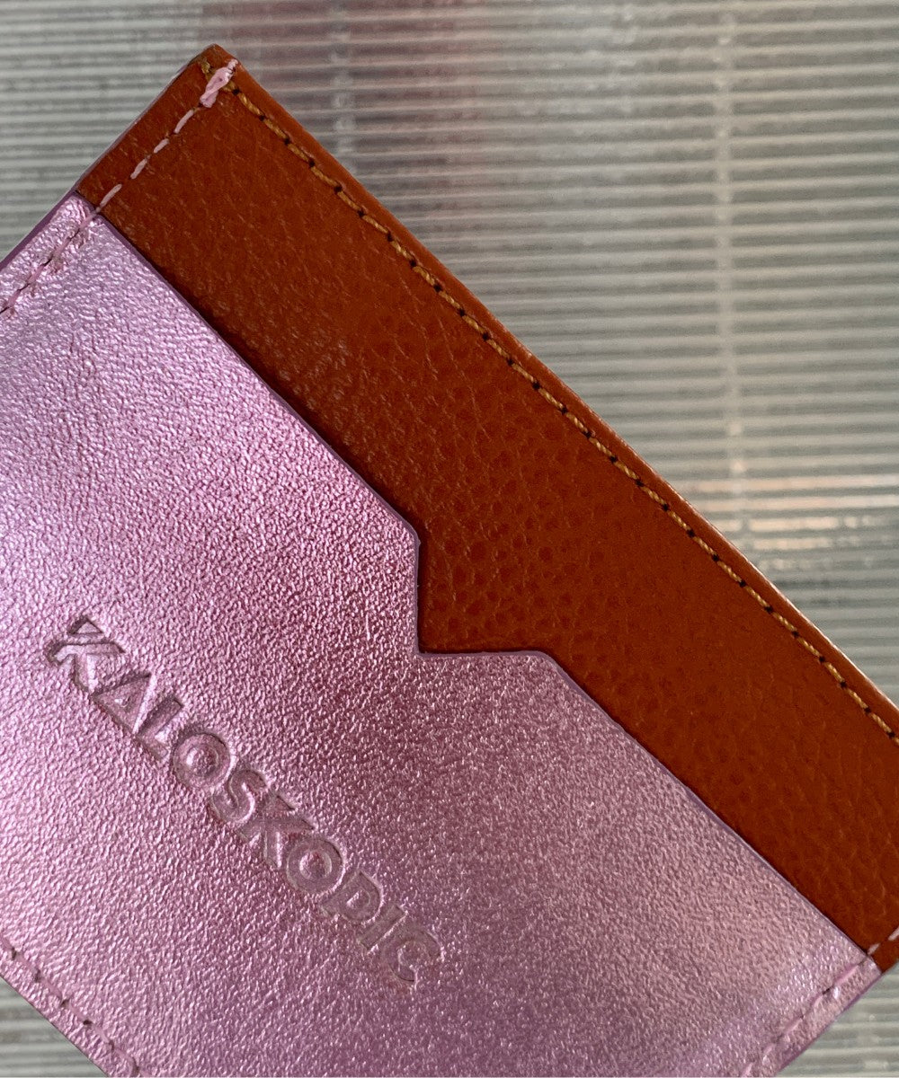 CARDHOLDER METALIC LAVENDER
