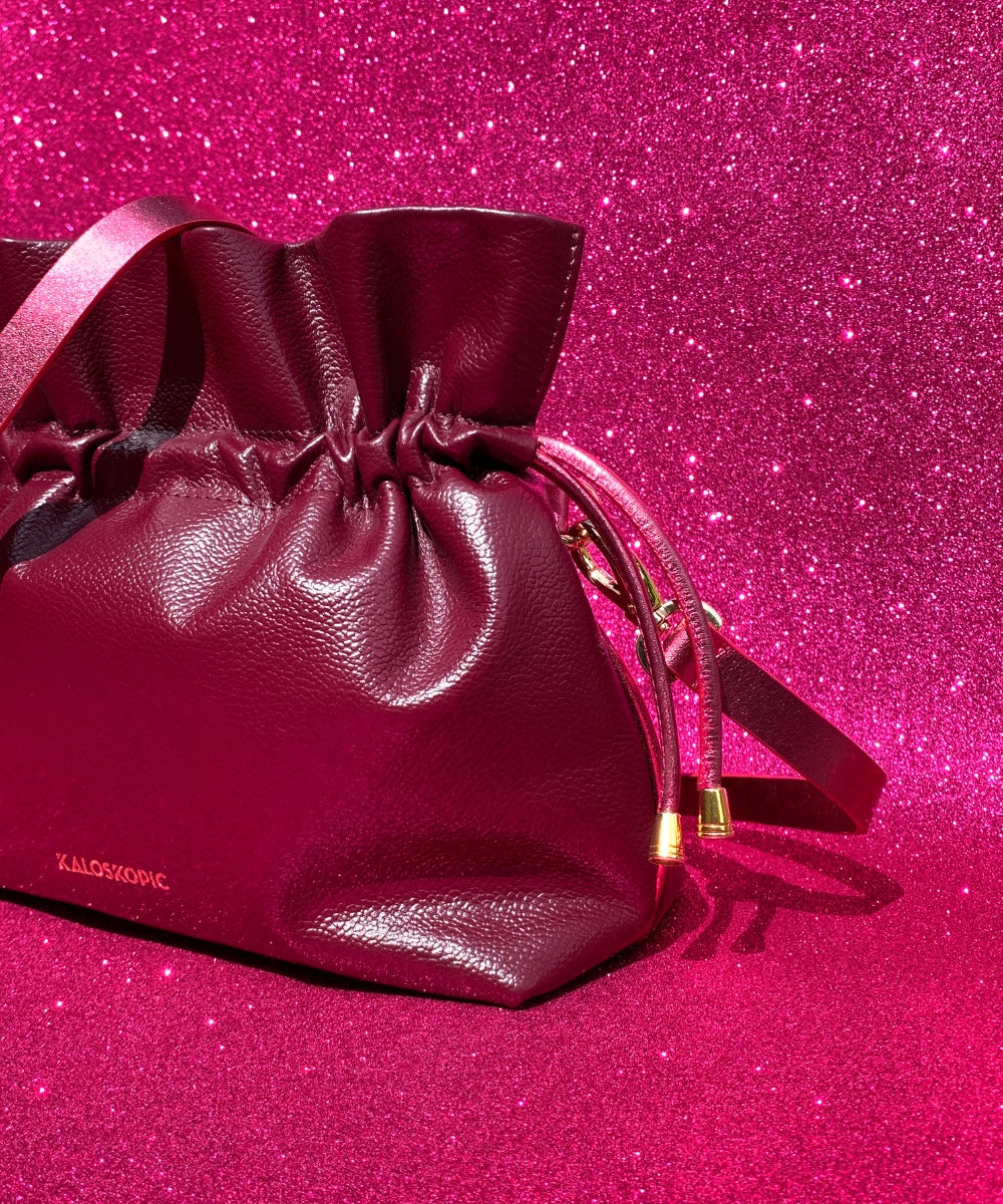 CHERRY RUFFLE BAG