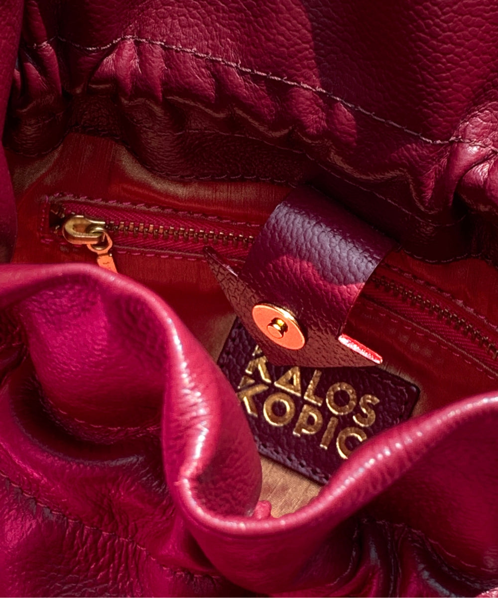 CHERRY RUFFLE BAG