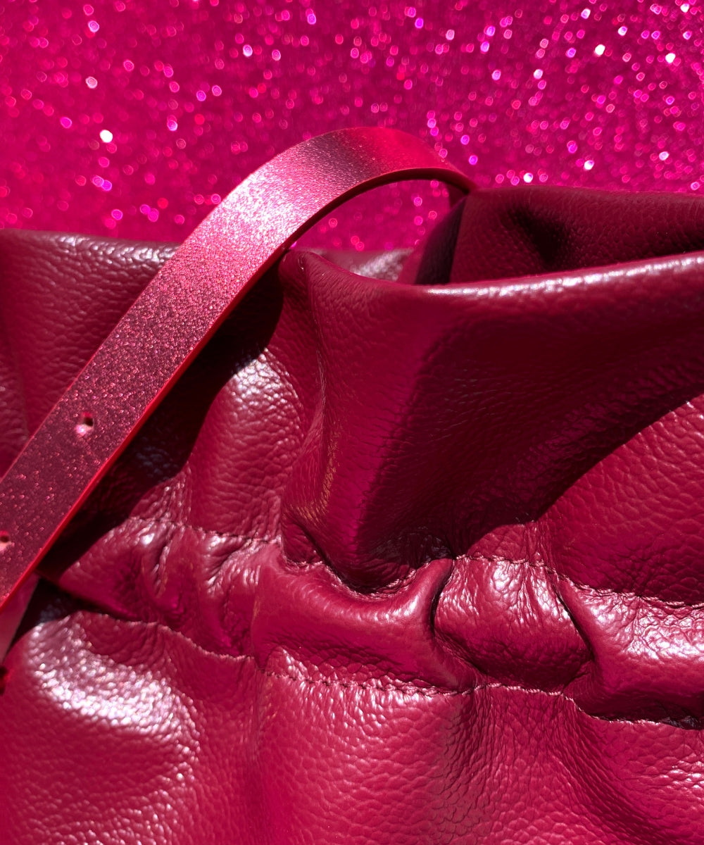 CHERRY RUFFLE BAG