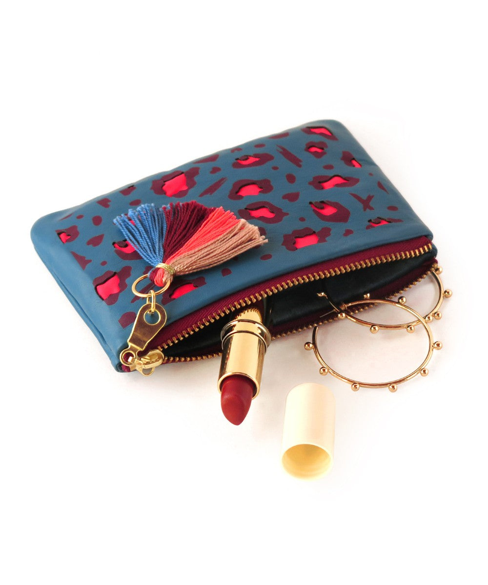 MONEDERO NEON LEOPARD