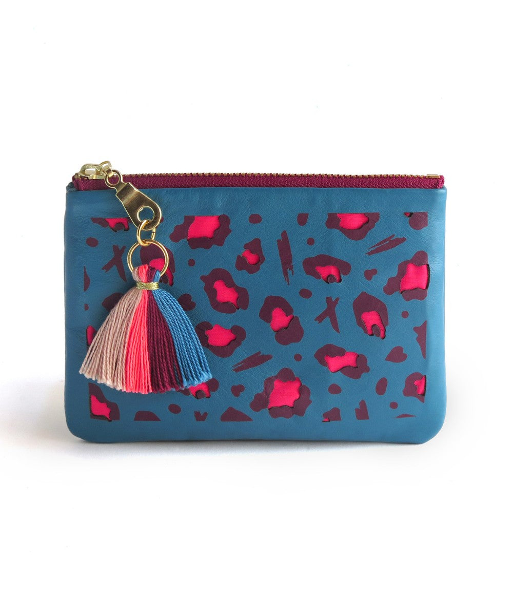 MONEDERO NEON LEOPARD