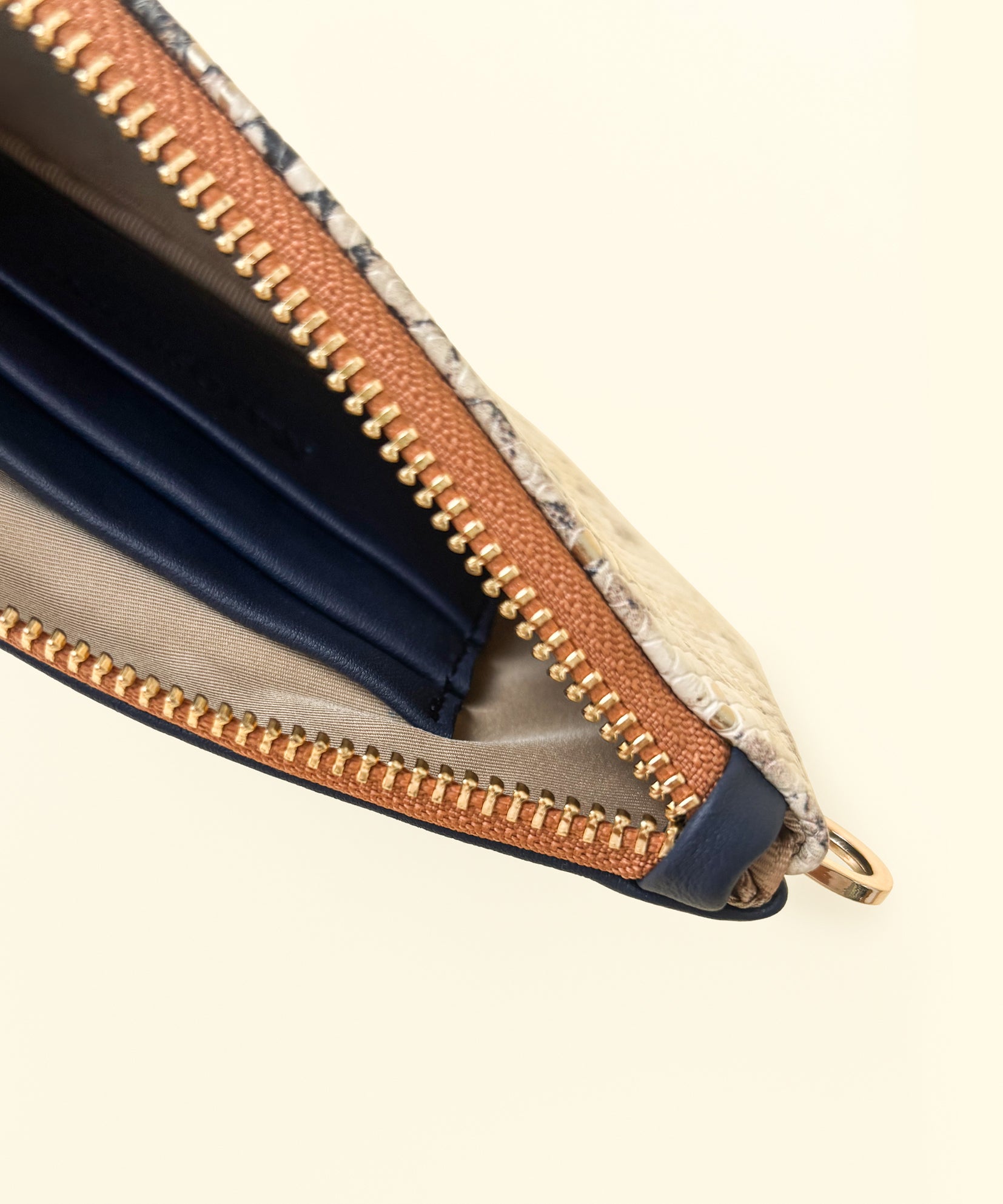 BILLETERA PYTHON GOLD BLUE