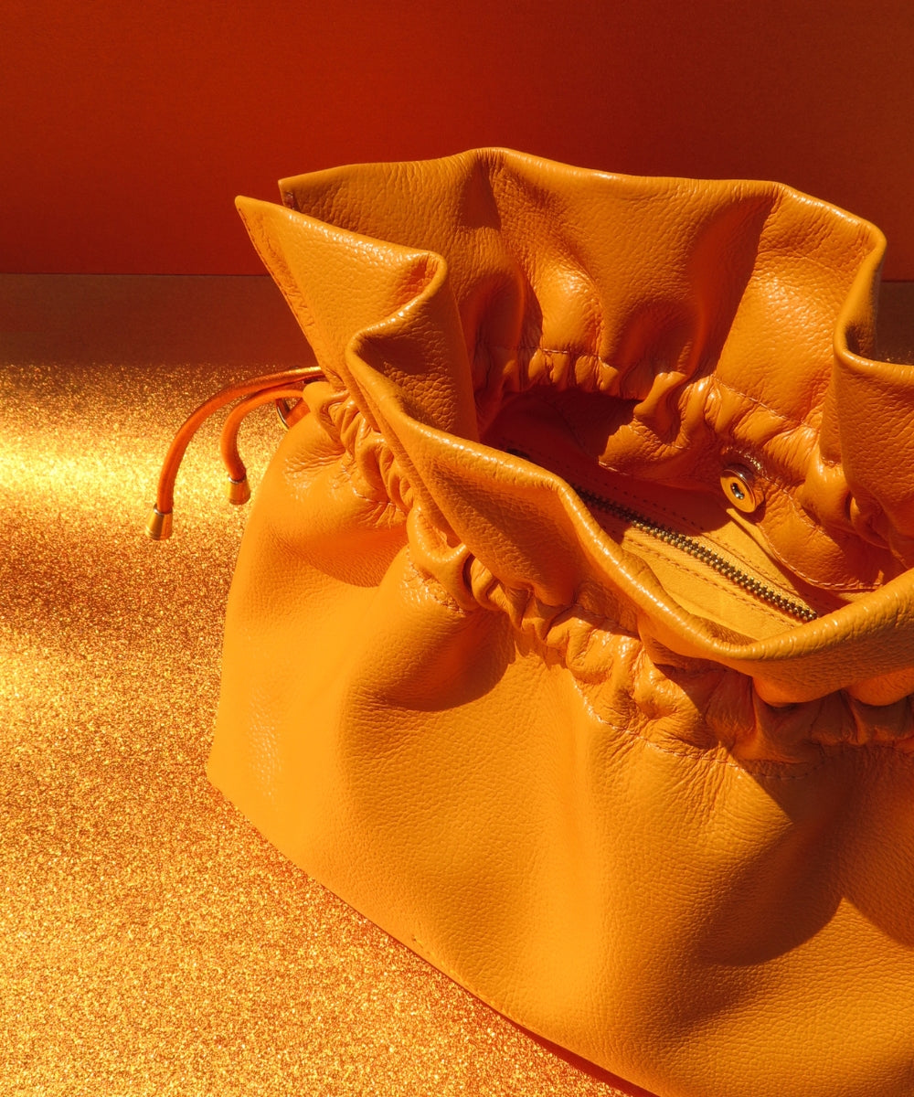 SUNSET GLITZ RUFFLE BAG