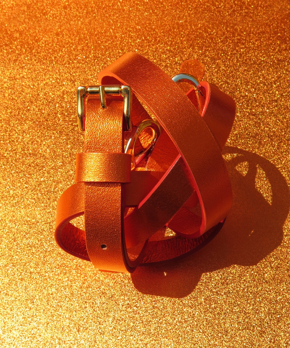 SUNSET GLITZ RUFFLE BAG