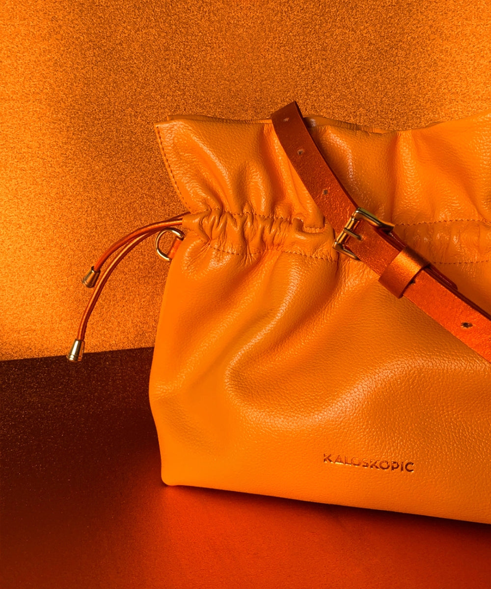 SUNSET GLITZ RUFFLE BAG