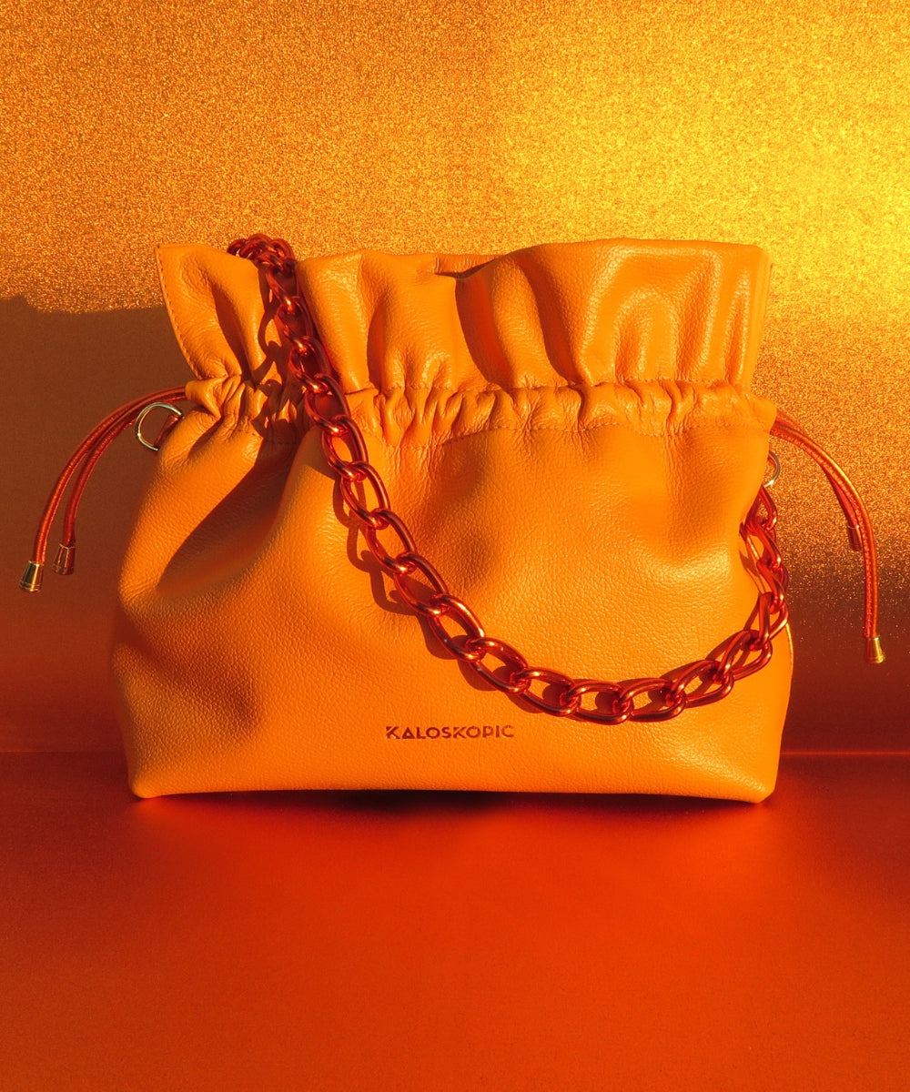 SUNSET GLITZ RUFFLE BAG