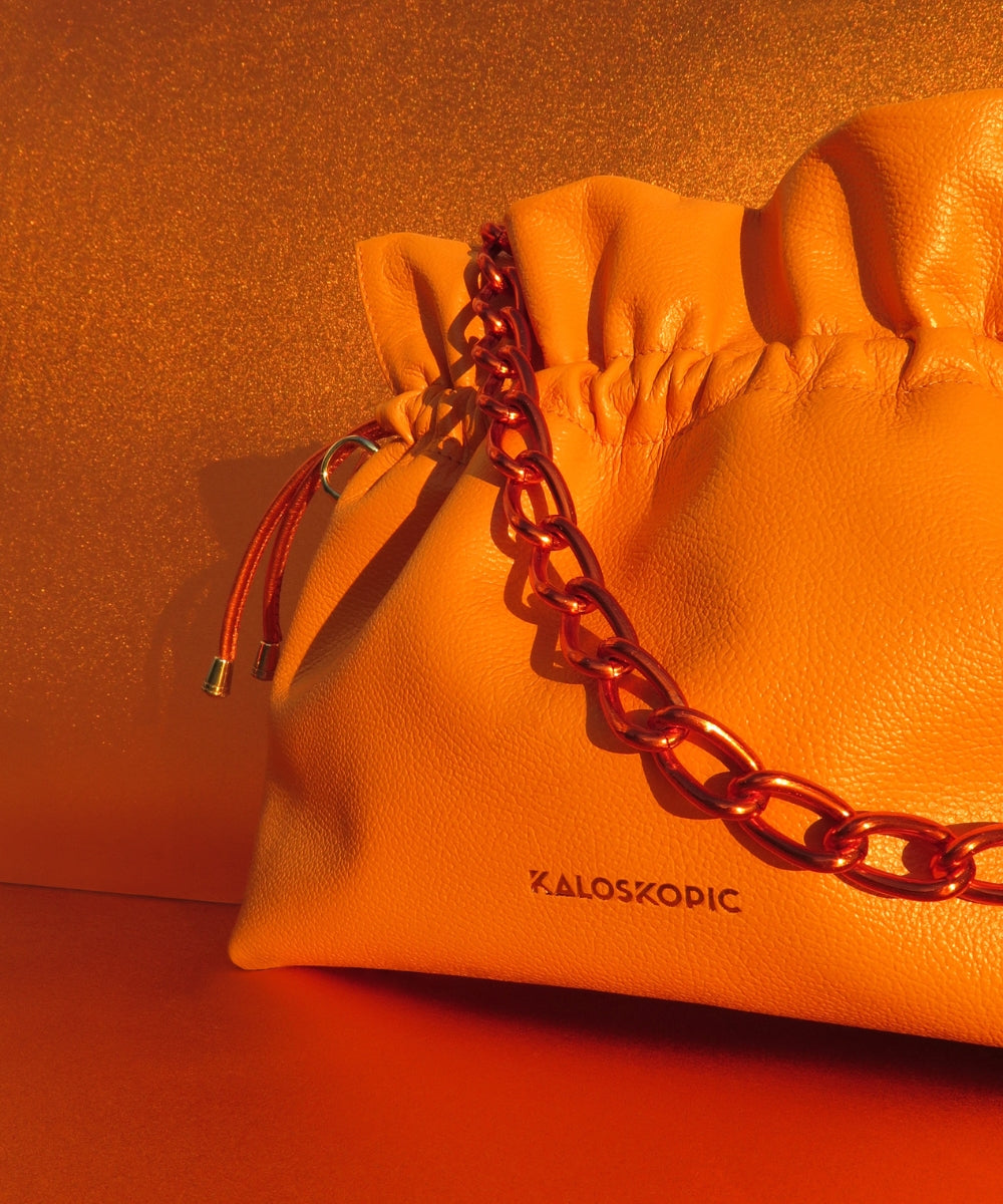 SUNSET GLITZ RUFFLE BAG