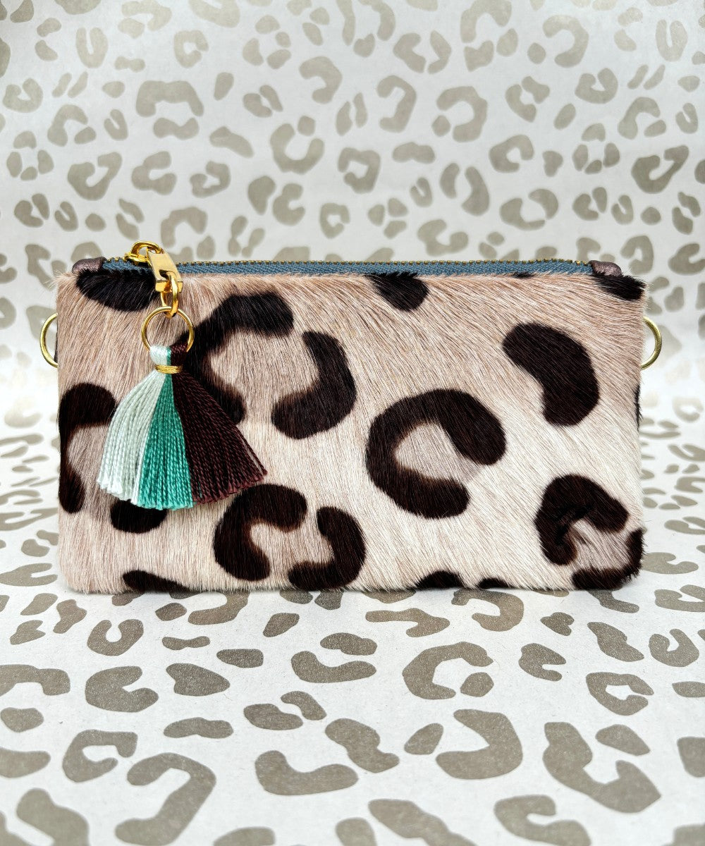 BILLETERA LEOPARD BRONZE