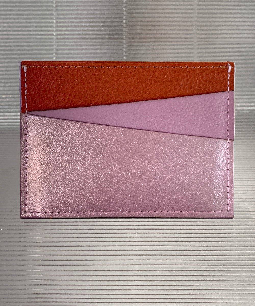 CARDHOLDER METALIC LAVENDER