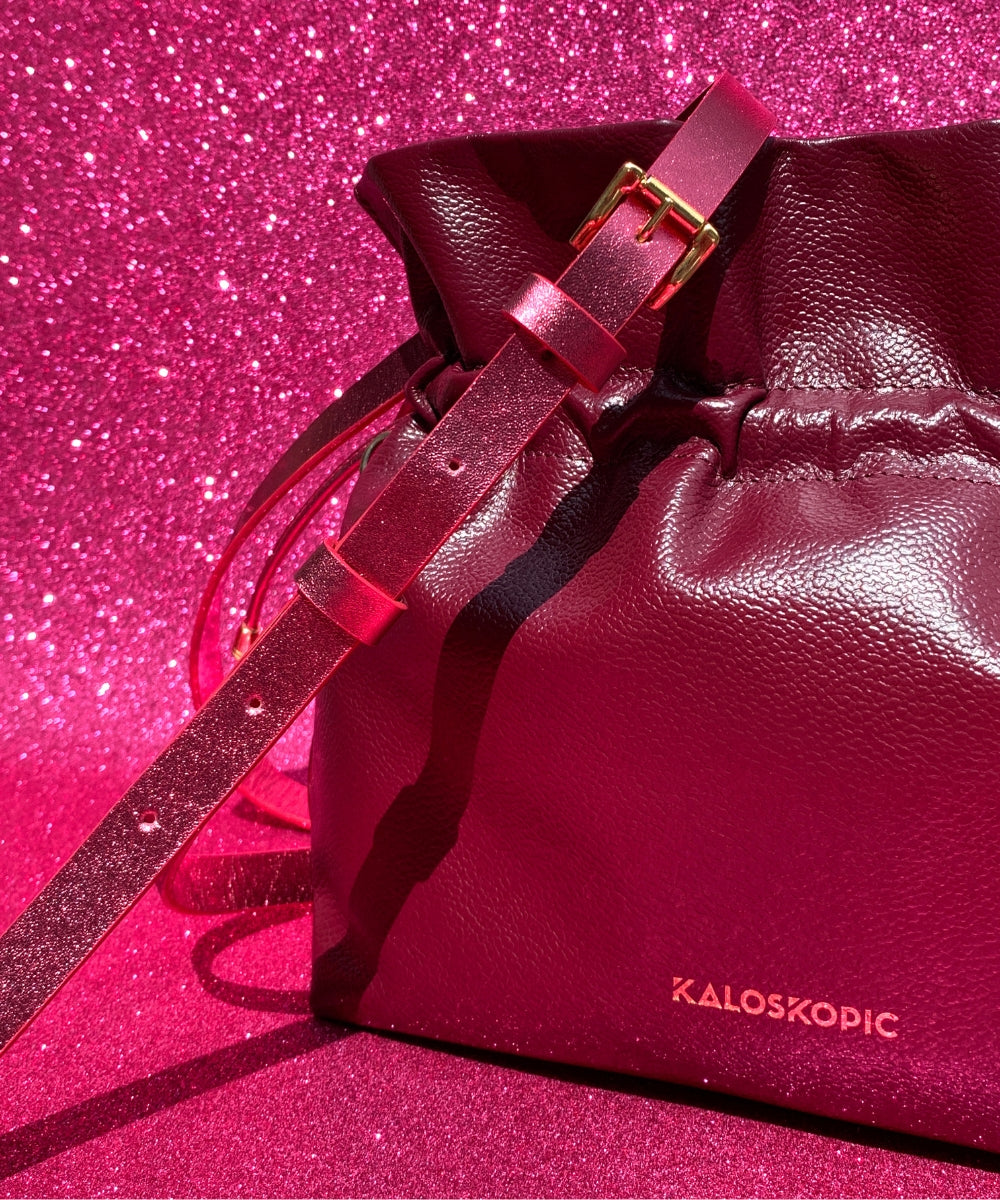 CHERRY RUFFLE BAG