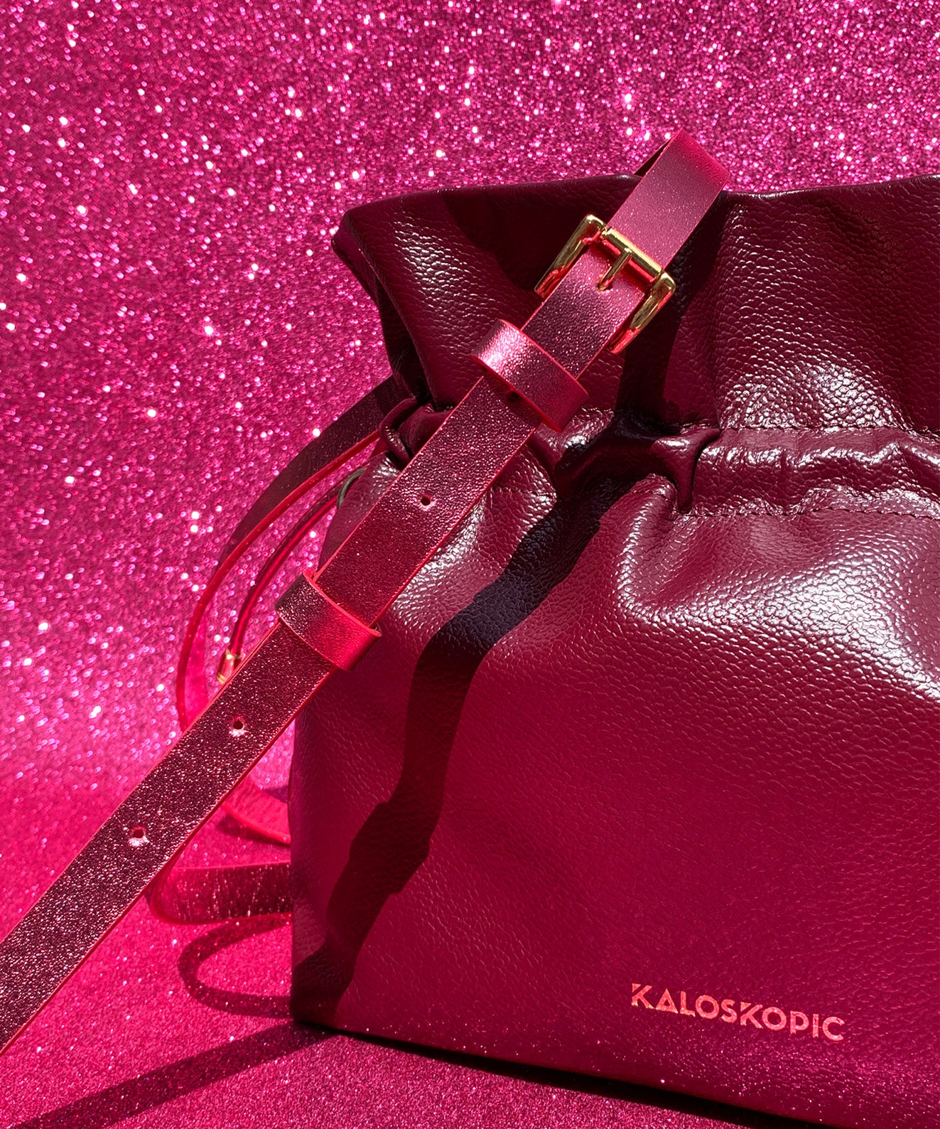 CHERRY RUFFLE BAG 
