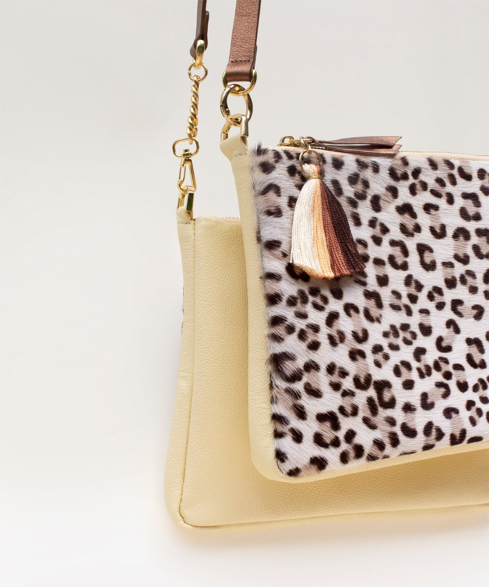 CROSSBODY LEOPARD BUTTER