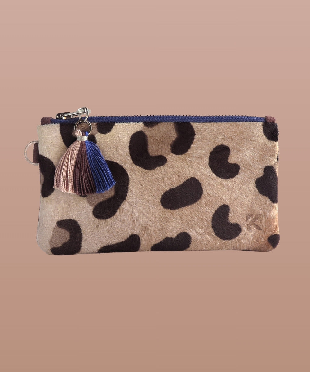 BILLETERA LEOPARD SILVER BLUE