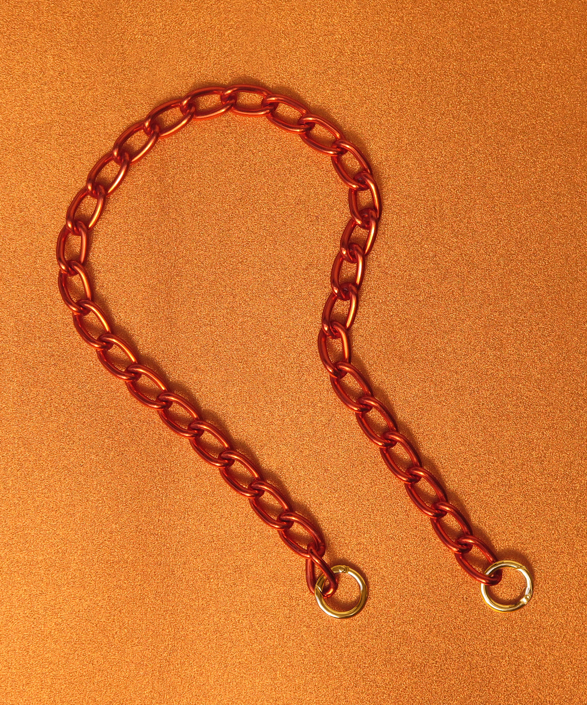 METALLIC ORANGE CHAIN