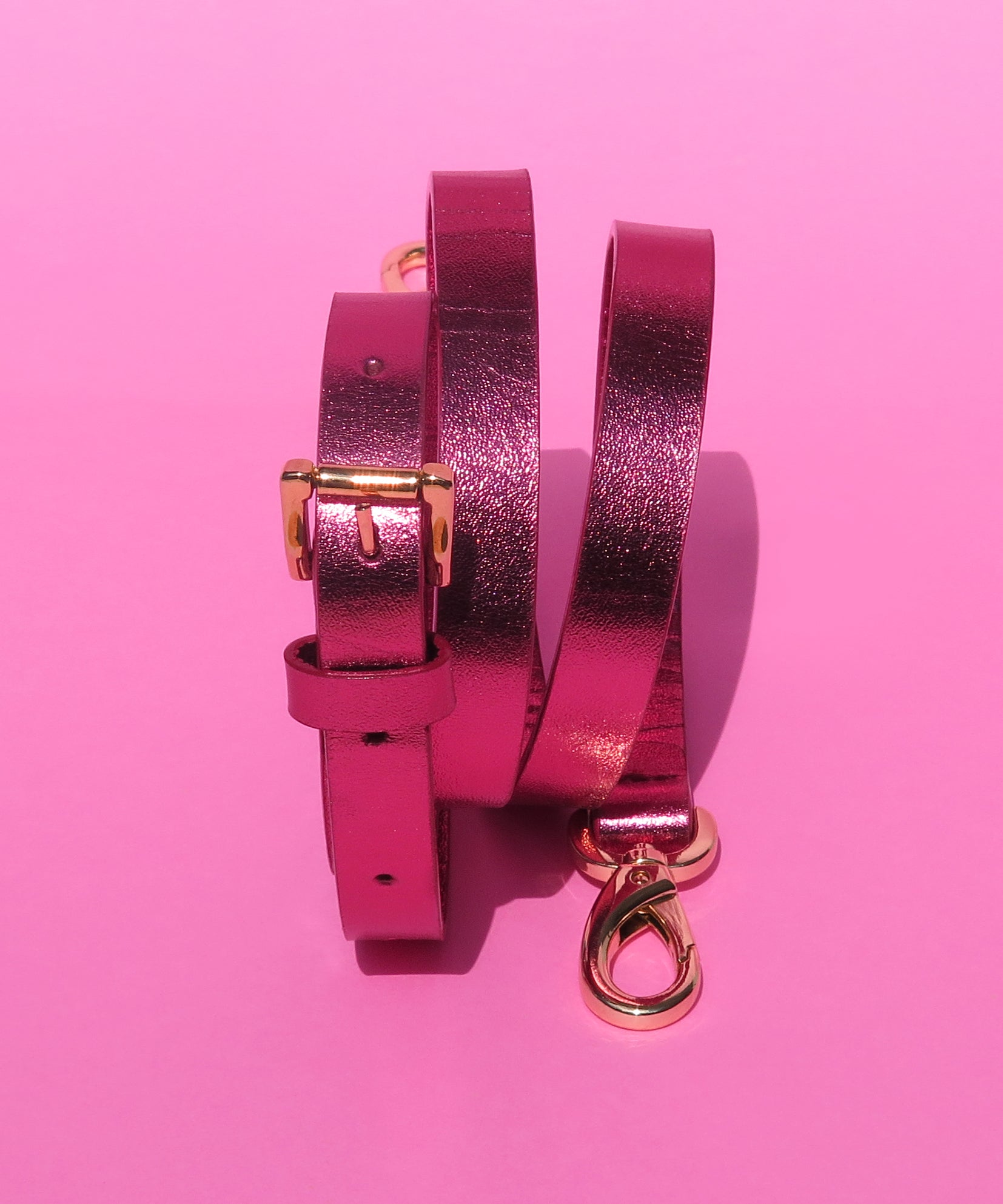 METALIC PINK STRAP