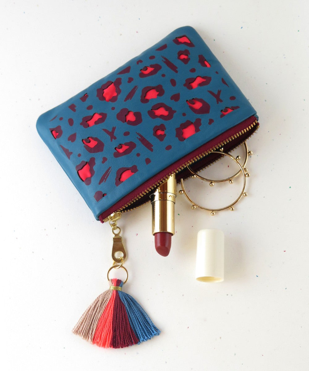 MONEDERO NEON LEOPARD