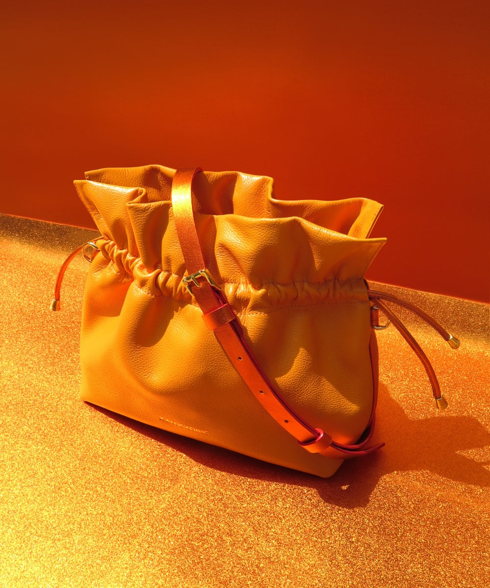 SUNSET GLITZ RUFFLE BAG